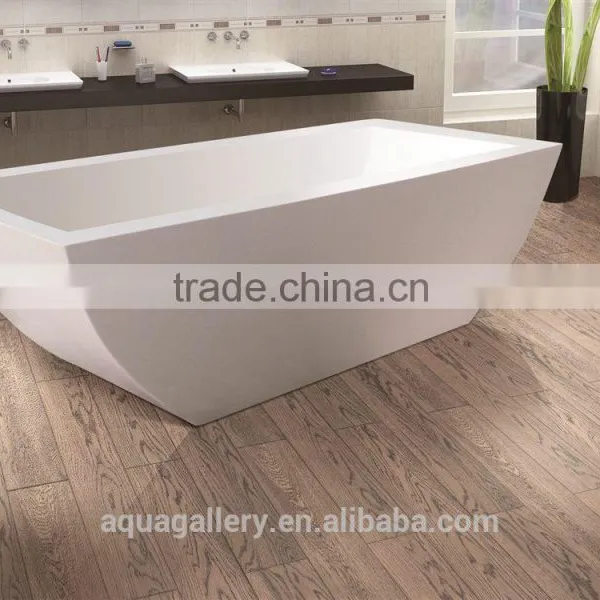 White Acrylic SPA Tub Bathroom Bathtub photo-2