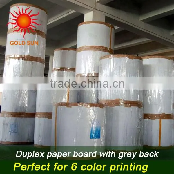Two Sides Coated Card Board Grey Back/agarwal Duplex Board