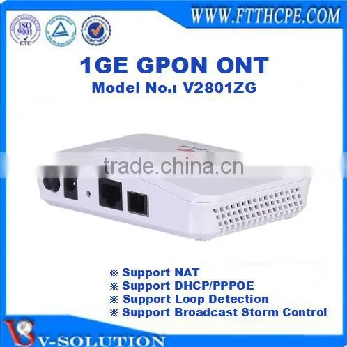 CE Certificated 1GE GPON ONT Support DHCP/PPPoE/Static IP for FTTH Solution photo-2