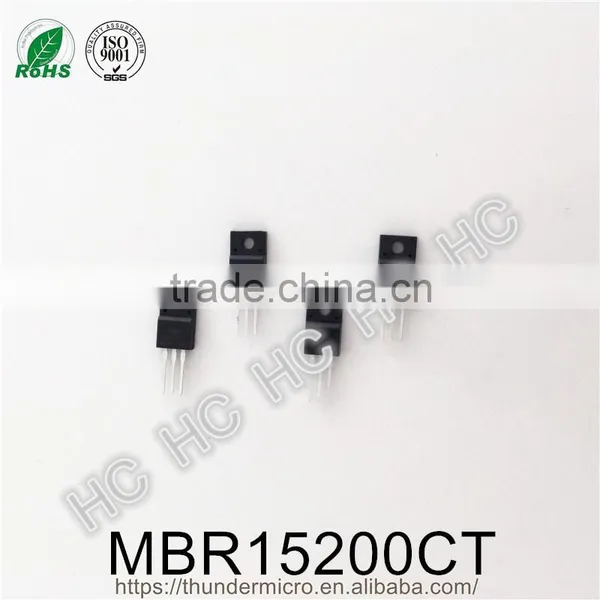 Original MBR15200CT Schottky Barrier Rectifier Diode 15A 200V TO-220