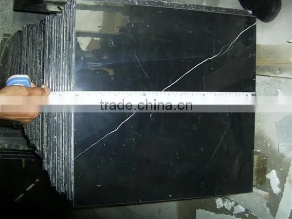 Polished Natural Nero Marquina Marble photo-3