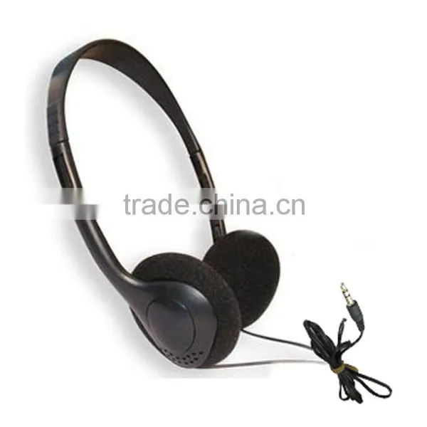 Color Stereo Bus Airline Disposable Headphone Headset Manufacturer photo-3