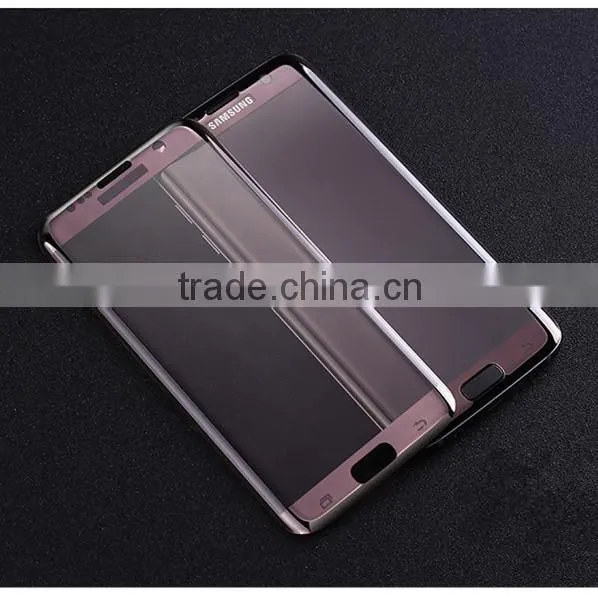 2016 Prefect OEM For Samsung Galaxy s7 Edge Tempered Glass Screen Protector / Full Cover 3D Curved for s7 Edge Glass photo-6