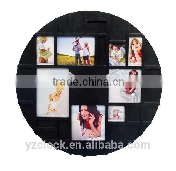 New Designed Wall Clock With Multi Photo Frame 2015 photo-2