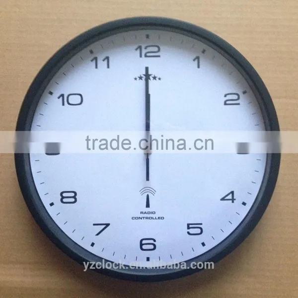 Hot Selling 12 Inch Plastic DCF Radio Controlled Wall Clock 2016 photo-4