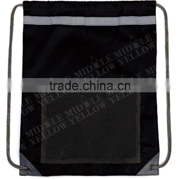 2016 Factory Wholesale Cheap Promotional Nylon Sport Mesh Drawstring Backpack Bag photo-6