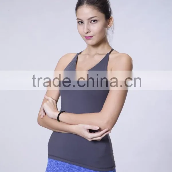 Women Sexy Tank Yoga Workout Fitness Wear Sports Top photo-2