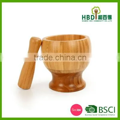Bamboo /wooden Garlic Masher/Masher With Sticker photo-3