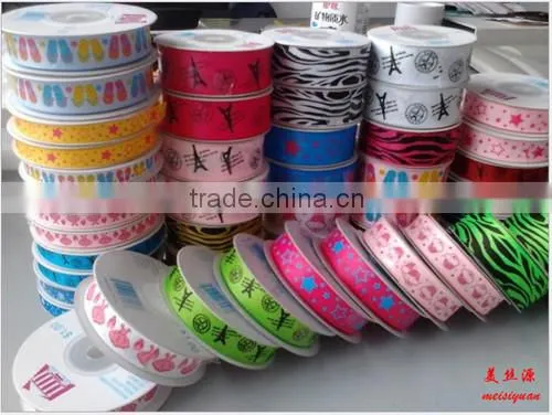China Manufacturer High Color Strength Grosgrain Ribbons Imported Custom Silk-screen Printing Equestrian Prize Ribbons photo-3