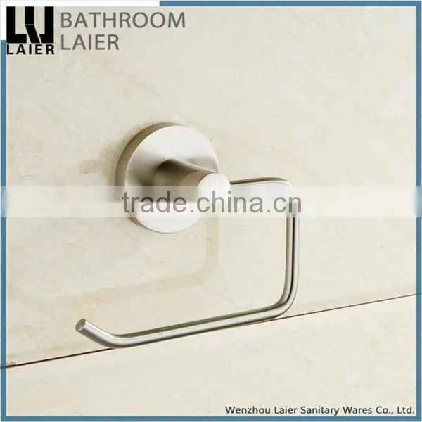 China Manufacture Zinc Alloy Brush Nicked Bathroom Sanitary Items Wall Mounted Toilet Paper Holder photo-3