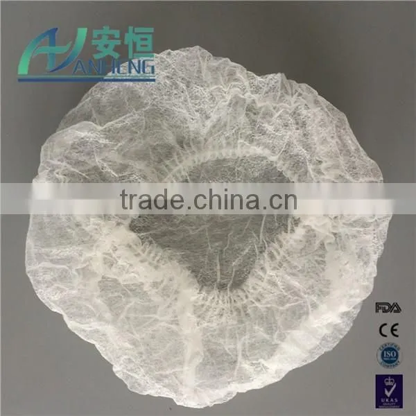 Head Protection Nonwoven Hair Nets Single / Double Elastic photo-5