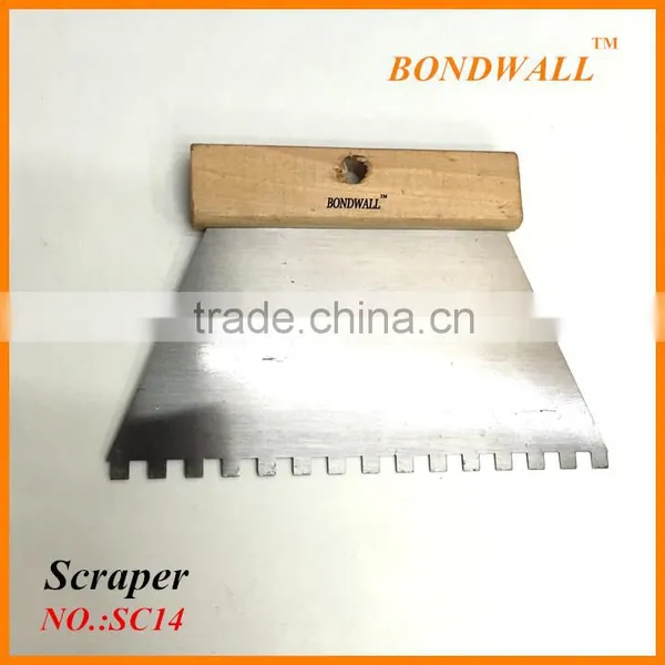 Wholesale Side Scraper 6" 8" 10" Wall Putty Knife Wooden Handle