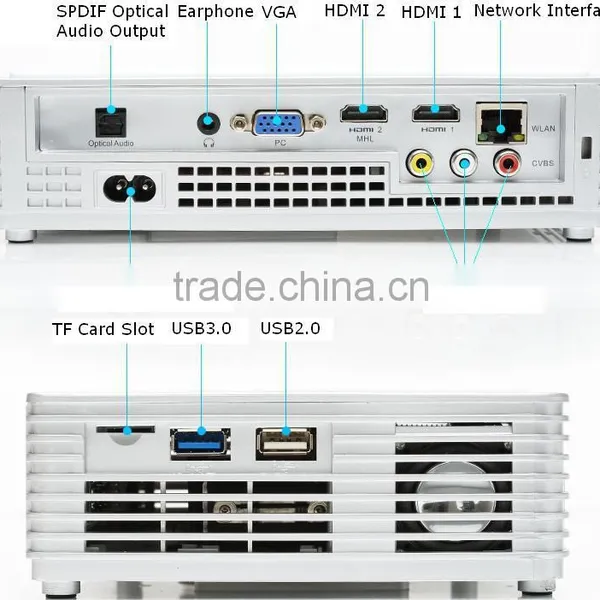 Hot Sales LED DLP Projector / Mini Projector / Blu-ray 2205 P 3D Projector / Full HD 1080P Projector photo-4