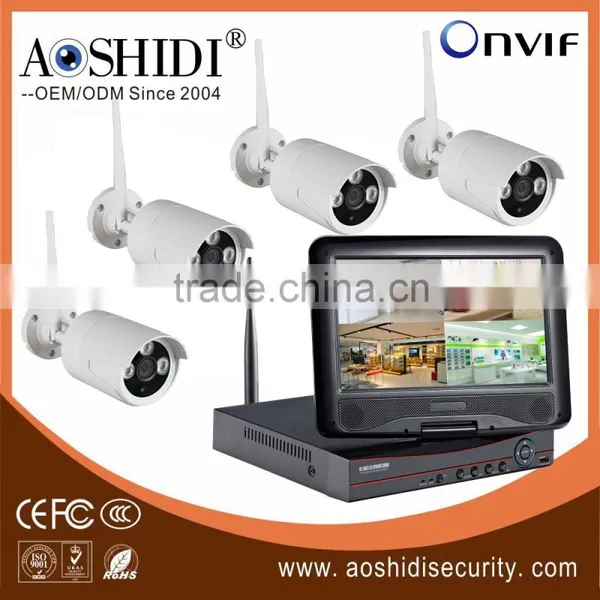 Wifi Mobile NVR 4CH 1080p P2P NVR Kit, Wireless CCTV Camera System photo-4
