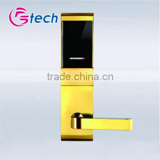 High Security Intelligent Hotel Door Lock System With Imported PCB and High Quality Motor
