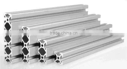 Sliver Anodized Aluminium Profiles/Square/Round Aluminium Profiles photo-2