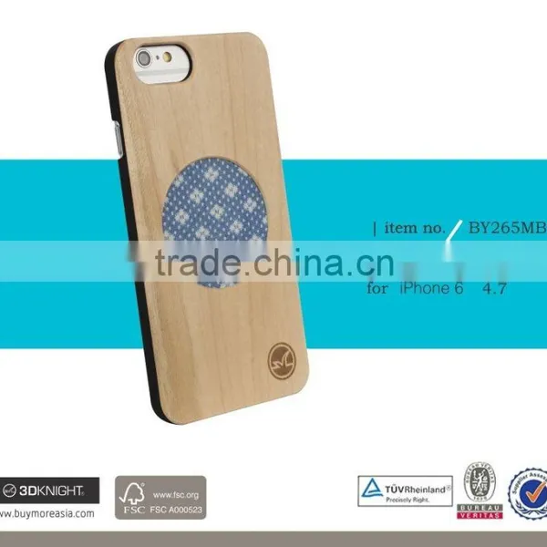 Wholesale White Wooden Phone Case Maple Wood for IPhone 6 Bumper, Ultra Slim Phone Protector for IPhone 6 Plus photo-2