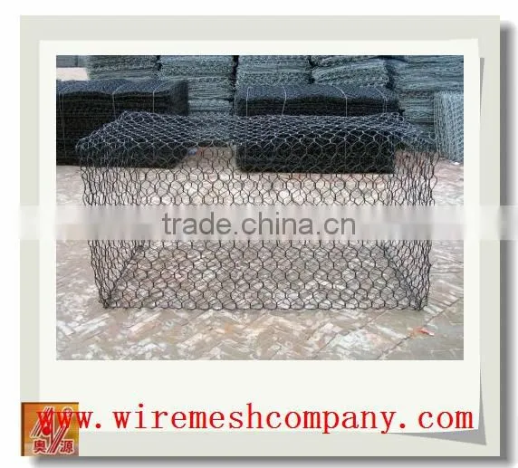 Galvanized and Pvc Coated Gabion Basket / Gabion Box /gabion Stone Basket photo-2