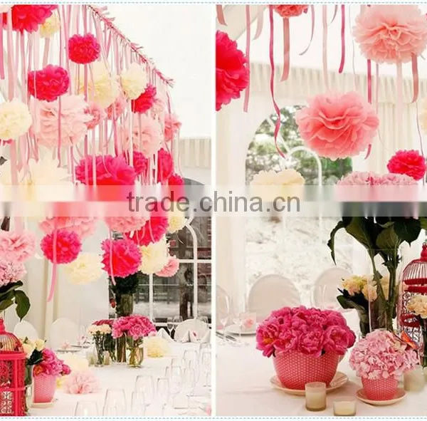 Colorful Wedding Festival Decoration Paper Flower photo-3