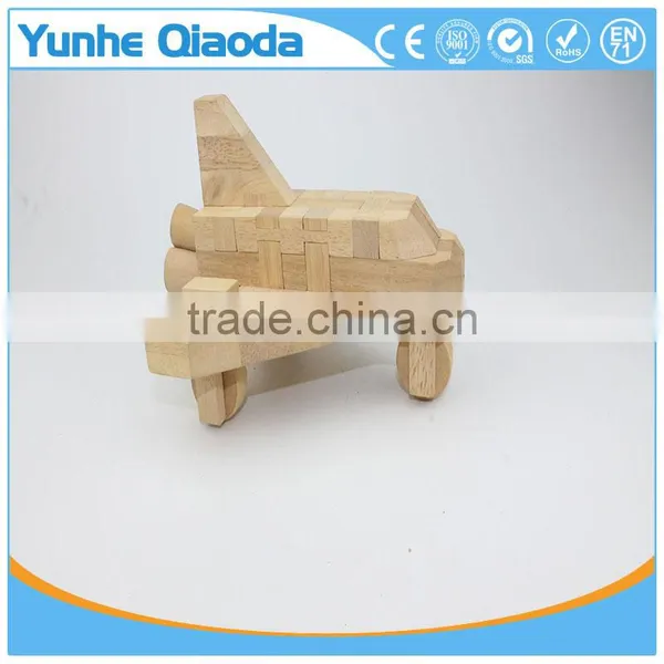 Wood 3D Vehicle Block Airliner 3D Woodcraft Kit Assemble Paint DIY 3D Puzzle Toys for Kids Adults the Best Birthday Gift photo-3