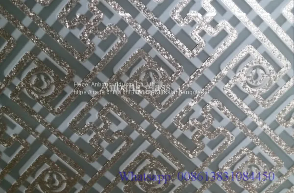 Ice Flower Acid Glass, Door Windows Decorative Art Glass photo-3