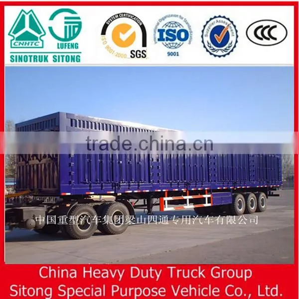 50t Truck Trailer 3 Axle Box Trailer Van Cargo Semi Trailer in China for Sale photo-5
