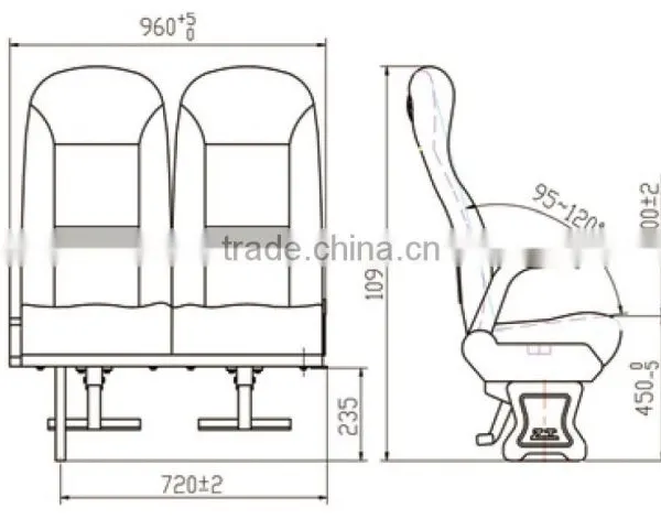 Bus Seats ZTZY3210 With Perfect Streamline Design photo-2