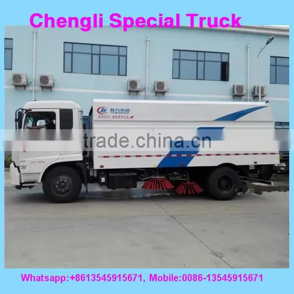 New 8cbm Cleaning Sweeper Truck/Street Cleaning Truck With Snowing Cleaning Equipments/Road Sweeper Trucks For Sales photo-6