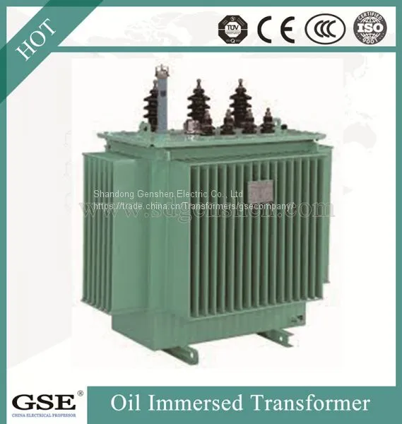Europe Design Three Phase Oil Filled 33kv 24kv 11kv 1600 KVA Electrical Transformer for Power Distribution