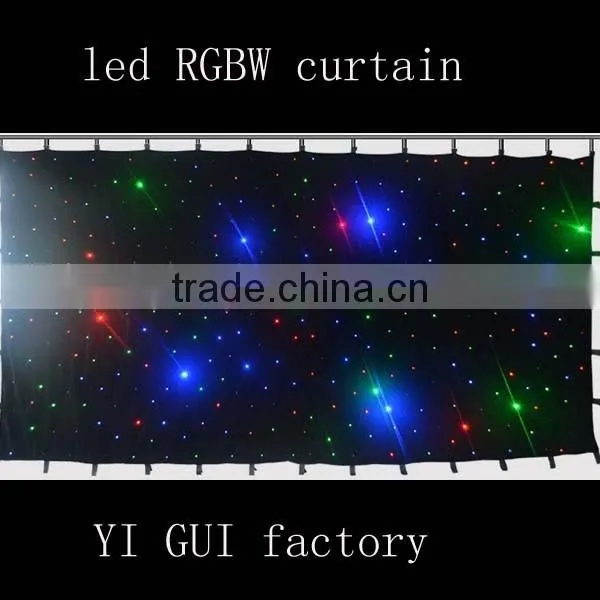 20cm Led Video Black Fireproof Cloth Curtain photo-3