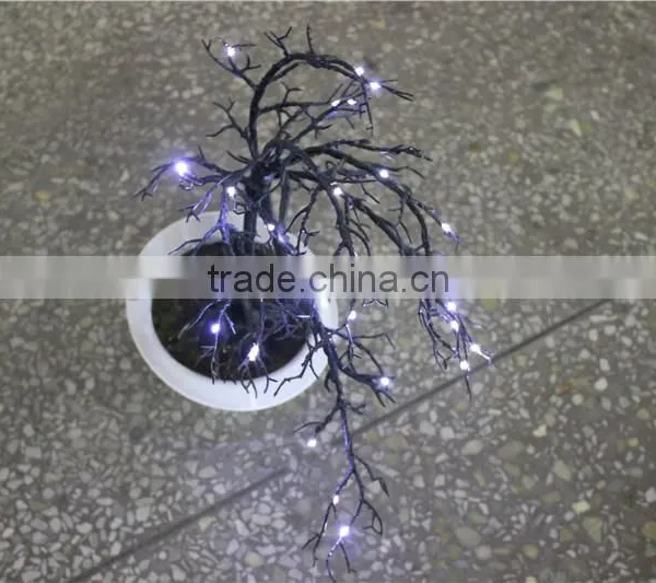 Man Made Resin Craft Artificial Led Light Bulb Potted Tree photo-6