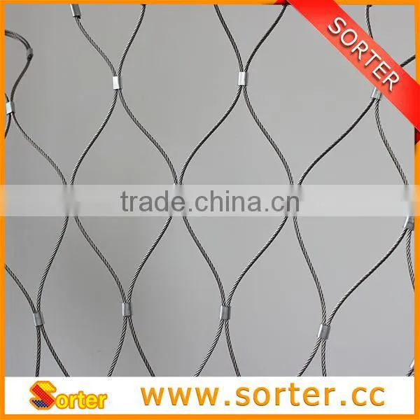 Stainless Steel Wire Rope Aviary Mesh,zoo Animal Mesh Fence for Sale photo-5