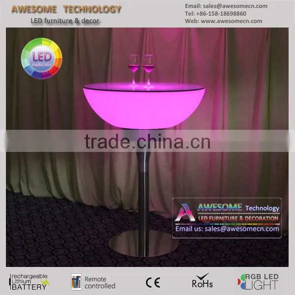 Europe Moree Glow Led Round Bar Table (TP115) photo-3