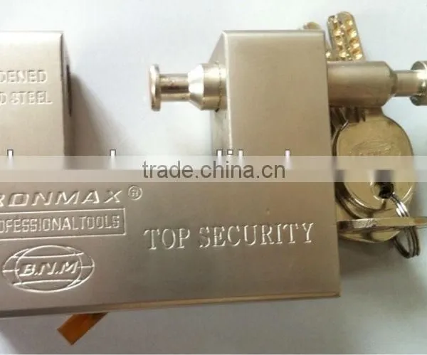 Large Size Rectangular Iron Padlock Steel Padlocks photo-4
