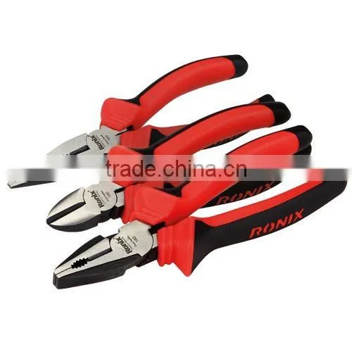 RONIX Pliers(combination , Side Cutting & Long Nose Pliers) Sizes : 6,7,8 mm RH-1107 RH-1108 RH-1206 RH-1207 RH-1306 RH-1307 photo-2