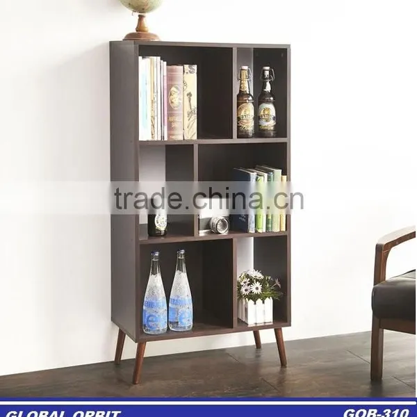 Home Furniture DIY 3-tier Modern Metal Bookcases Book Storage Shelf photo-5
