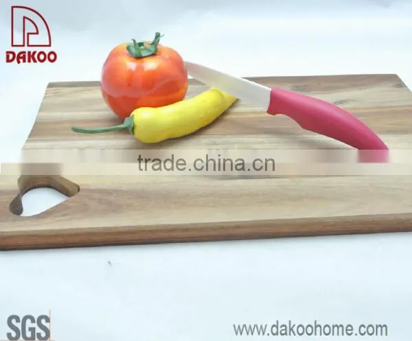 4 Pieces Red Color Handle Zirconia Chef/Utility/Paring Knife photo-5