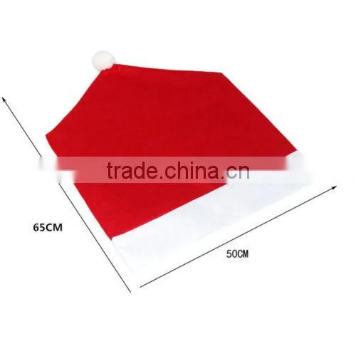 2016 New Product Cheap Christmas Santa Clause Red Hat Chair Back Cover Dinner Table Party Decor Gift photo-4