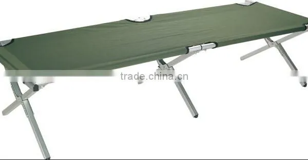 Outdoor Furnitute Steel Frame Folding Portable Camping Bed photo-2