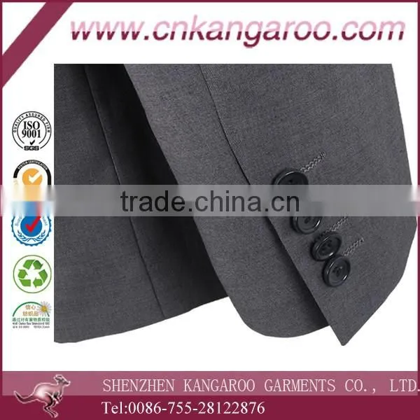 Polyester Viscose Breathable Custom Classic Business Mens Blazer photo-2