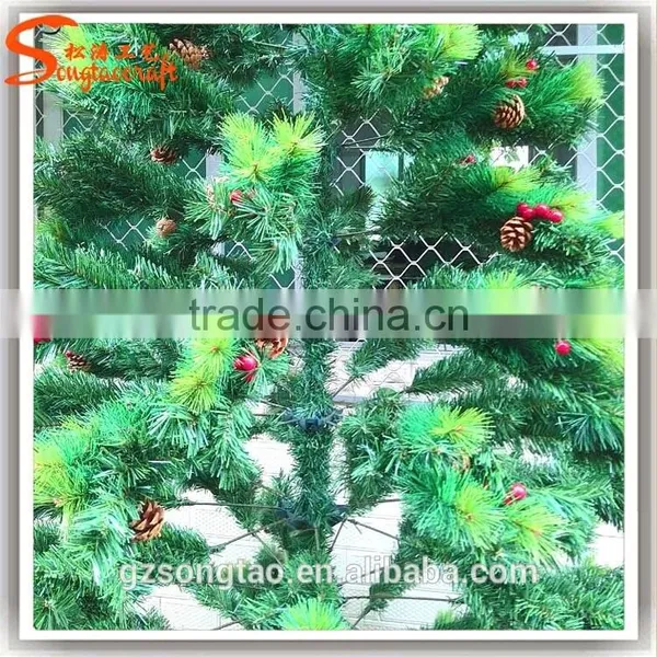 Plastic Green Mini Christmas Tree Table Decoration Gift Platic Artificial Christmas Tree Decor Mini Tree photo-3
