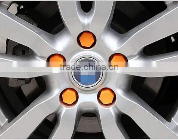 Multiple Colors High Temperature Resistance Protective Decoration Steering Wheel Nut Cover photo-2