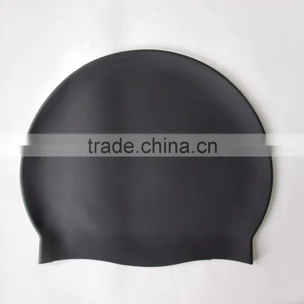 High Quality Soft Adult Funny Swim Cap Printing Silicone Custom photo-3
