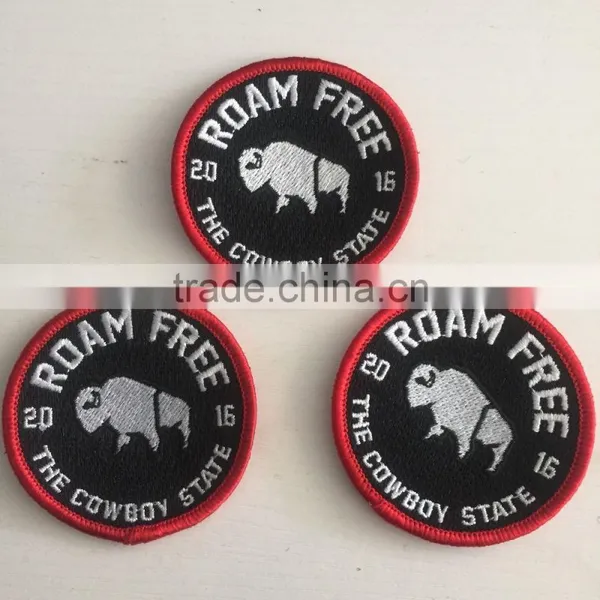 2017 Custom Wholesale Durable High Quality Embroidery Patch Badges photo-2