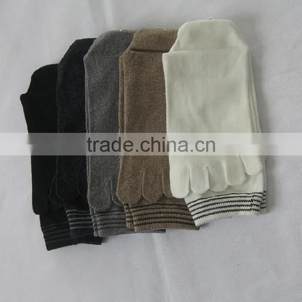 Men's Dress Socks Five Toes Socks With Cotton photo-2