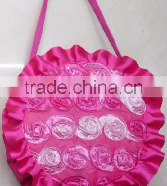 Fashion Round Lace Flower Sequin Little Girl Bag photo-6