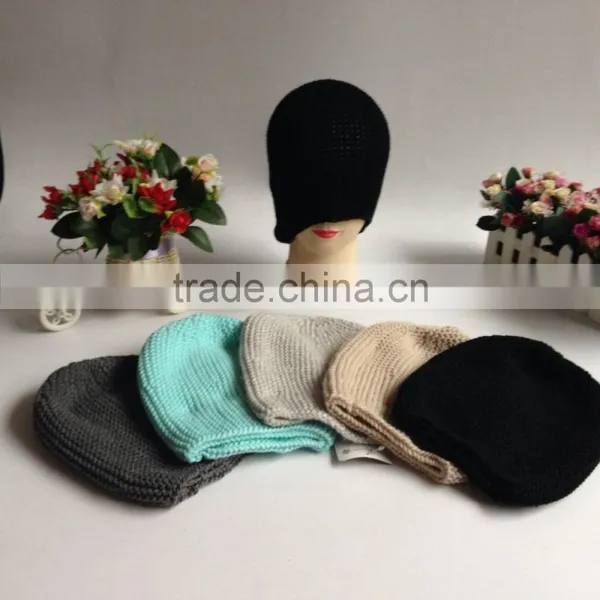 Soft & Warm Cheap Price Acrylic Fashion Knitted Hat Factory in Five Colors photo-3