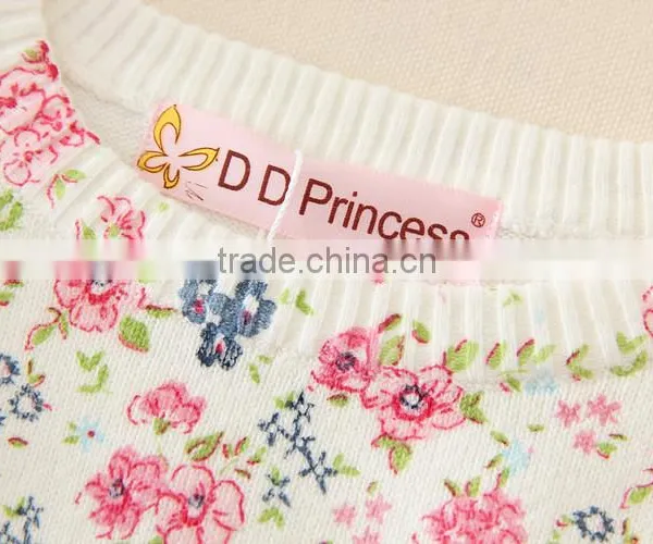 Baby Girls Sweater/kids Girls Floral Sweater for Winter Autumn photo-4