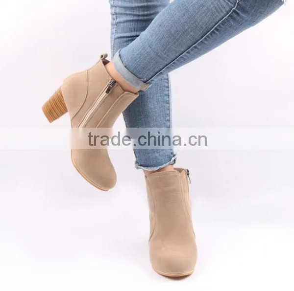 Zm35781a 2017 Women Shoes Autumn Winter High Heel Short Boots photo-5