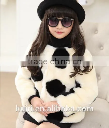 Fashion Kids Clothes Winter Fur Coat for Girls Baby Jackets Parka Elegant Clothing Outerwear Luxury Faux Fur photo-2